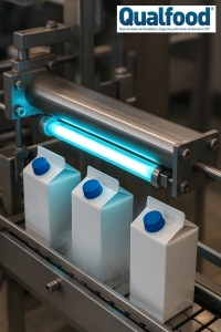 O uso de luz UV-C em combinação com peróxido de hidrogênio para desinfetar embalagens em ESL e bebidas assépticas
