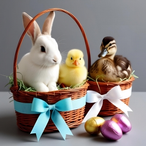 Animais vivos como presentes de Páscoa geram preocupações com a saúde pública