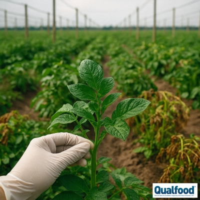 Europa realiza com sucesso os primeiros ensaios de batata geneticamente editada resistente ao m&iacute;ldio tardio