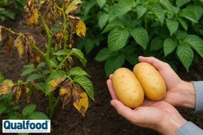 Batata geneticamente modificada mostra resistência ao míldio tardio