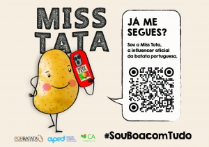Nova campanha quer transformar a batata portuguesa numa verdadeira influencer