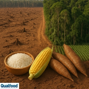 Arroz, milho e mandioca ligados a 11% da desfloresta&ccedil;&atilde;o mundial