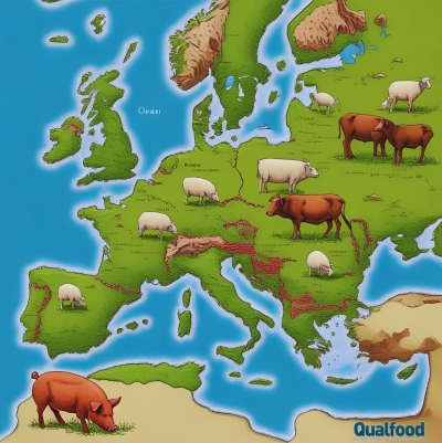 As populações de gado da UE continuaram a diminuir em 2024