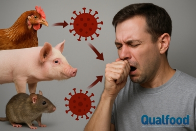 Por que razão algumas infecções animais se espalham para humanos?