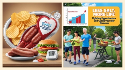 Ação contra o sal e a hipertensão na redução da carga de doenças cardiovasculares