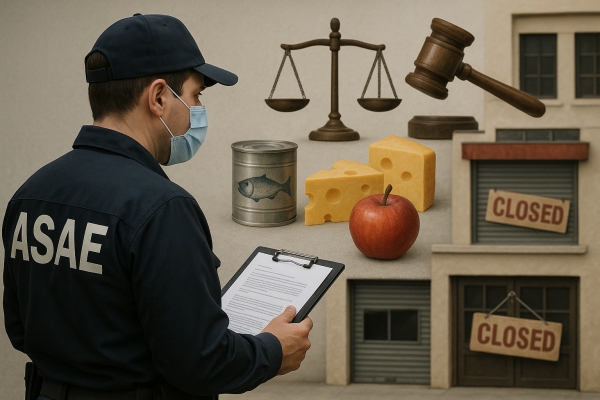 ASAE instaura 2 processos-crime por suspeita de géneros alimentícios não conformes e suspende 4 estabelecimentos