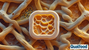 Um bioplástico de celulose e cera de abelha como embalagem alimentar degradável